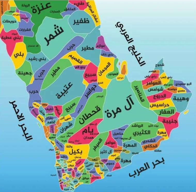 من هي أكبر قبيلة في المملكة العربية السعودية؟ - صورة 2